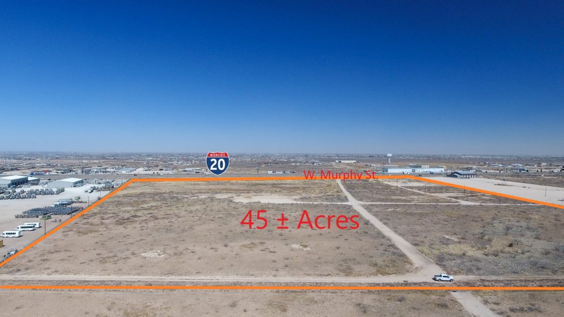 45 Acres of Industrial Property For Sale in Odessa, TX